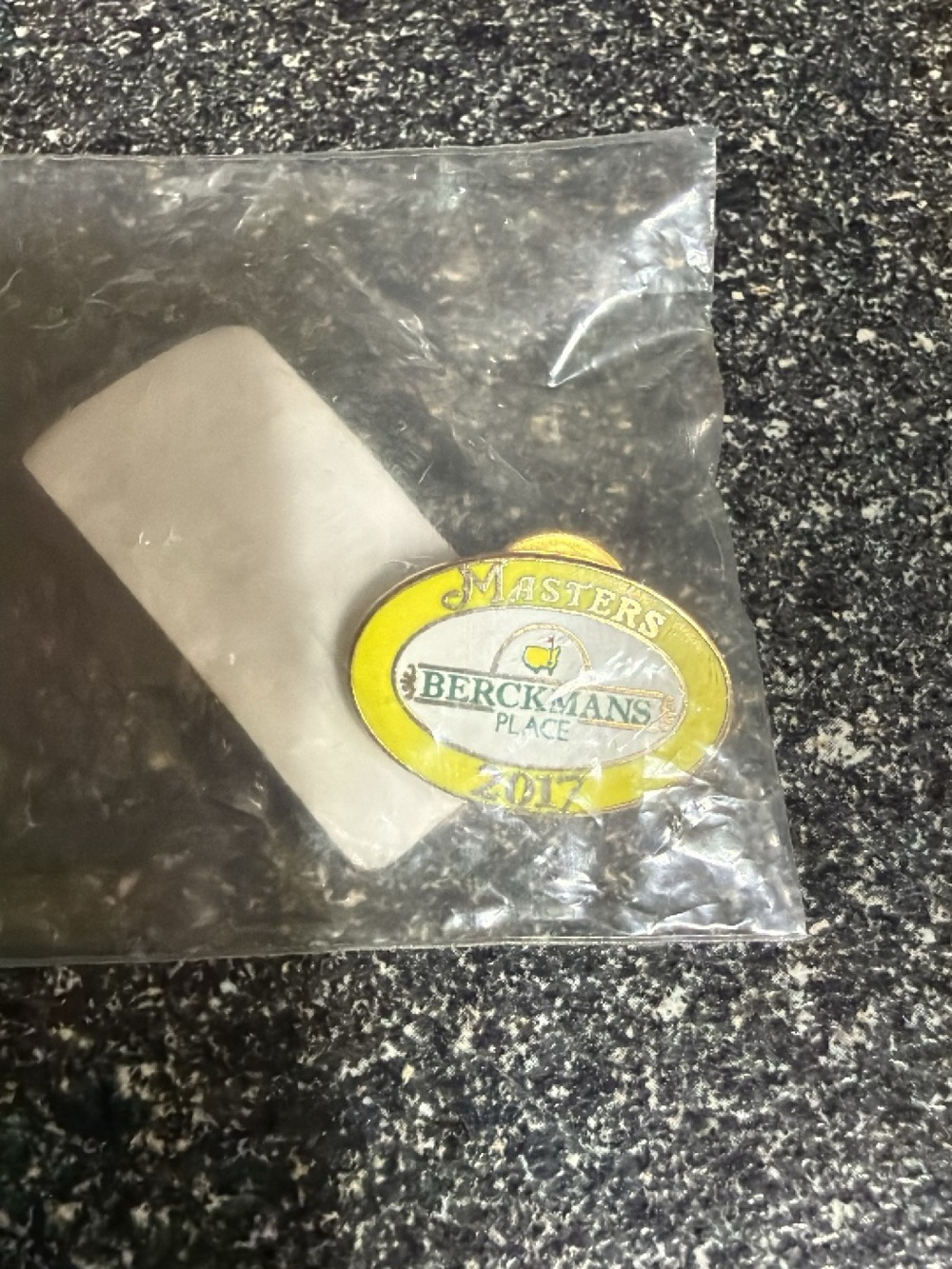 Masters 2017 Yellow Collectible Pin